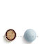 CHatzigiannakis Crispy Jordan Almonds in Round Shape with Chocolate Flavour Light Blue 250gr