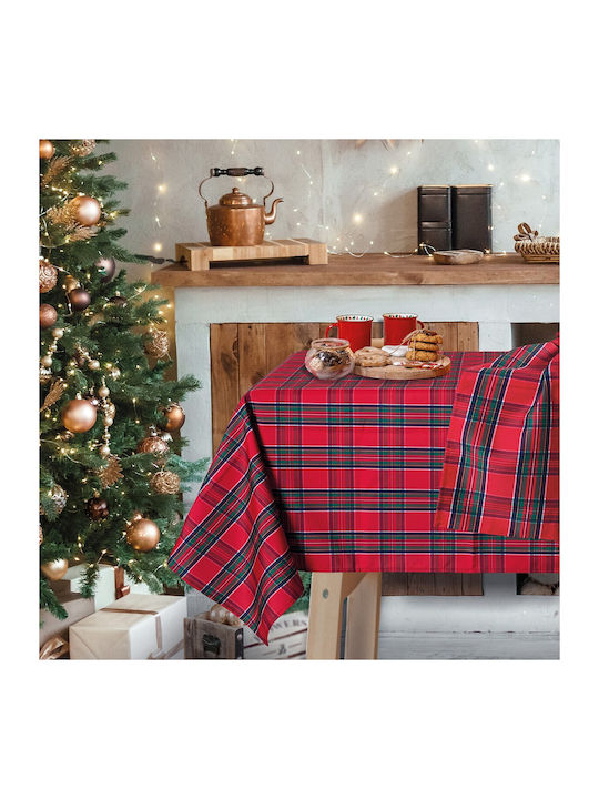 Das Home Christmas Tablecloth Green 220x140cm
