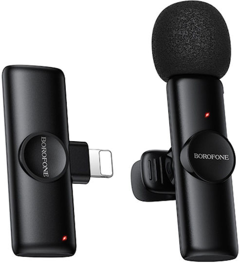 Borofone BFK16 Lightning Wireless Electret Lapel Microphone for Mobile