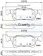 Rear Brake Pads Peugeot 308 II LB LP LW LH L3 1610814180 CBP02335-10267