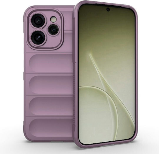 Magic Shield Silicone Purple Back Cover (Oppo Reno15 Pro 5g)