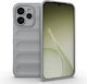 Magic Shield Silicone Gray Back Cover (Oppo Reno15 Pro 5g)