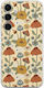 Hippie Mushrooms Samsung Galaxy A55 5g Flexible TPU Transparent Silicone Mobile Phone Case
