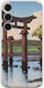 Ukiyo-e Tazawa Lake Samsung Galaxy A55 5g Flexible TPU Transparent Silicone Mobile Phone Case