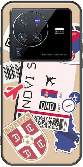 Husă Ticket To Novi Sad Vivo X80 Pro Negru TPU Silicon