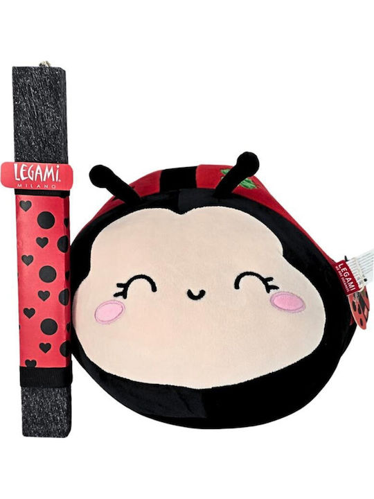 Handmade Scented Candle for Girls Ladybag Plush Pillow Legami
