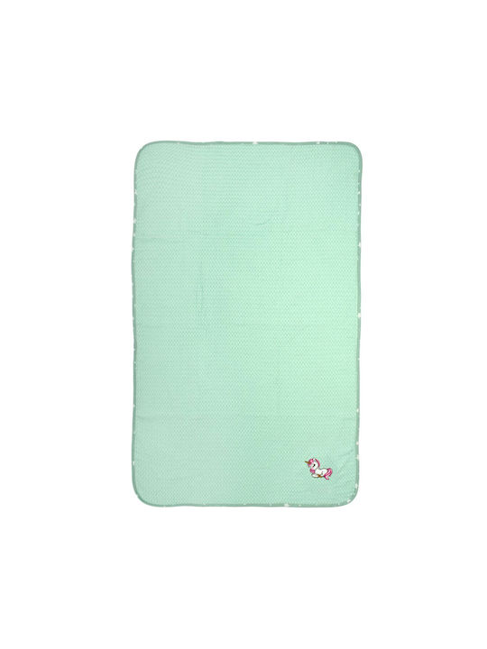 Dimcol Nursery Swaddling Blanket Unicorn Waffle...