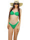 Set Bikini με Ελαφριά Ενίσχυση Green