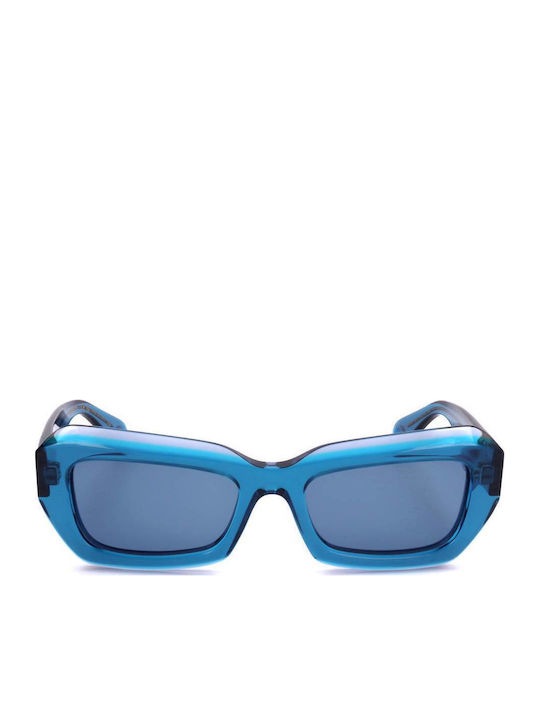 Lanvin Woman Sunglasses with Blue Frame and Blue Lens  display picture 1