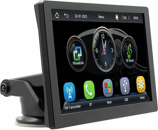 Тъчскрийн 9" Мултимедийна за Табло на Автомобил с Apple CarPlay / Android Auto / Bluetooth / GPS