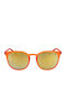 Police Unisex Sunglasses With Orange Frame And Orange Lens
