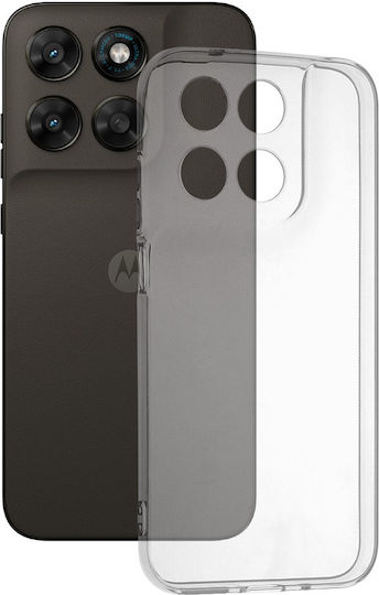 Techsuit Motorola Moto Umschlag Rückseite Silikon Transparent (Motorola Moto G77 / G67)