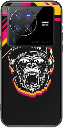 Husă Funky Gorilla Vivo X80 Pro Black TPU Siliconă Neagră