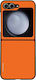 Sonique Colorbloc Series Samsung Galaxy Z Flip 6 Galaxy Z Flip7 Fe 5g Orange Case