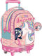 Тролей Раница Must Team 34x20x44см 3 Джоба Момиче Unicorn