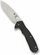 Spyderco Μαχαίρι Μαύρο σε Θήκη