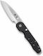 Spyderco Μαχαίρι Μαύρο σε Θήκη