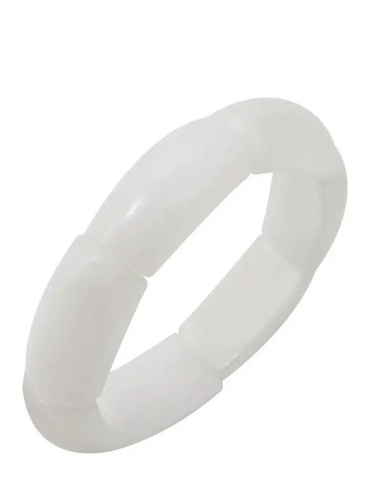 Bratari Pentru Femei Tip Cuff Închis Handmade Rezistent Dublu Silicon Interior Unghii Albe Diametru 8 Centimetri Interior 6 Centimetri Silverline 0230229601