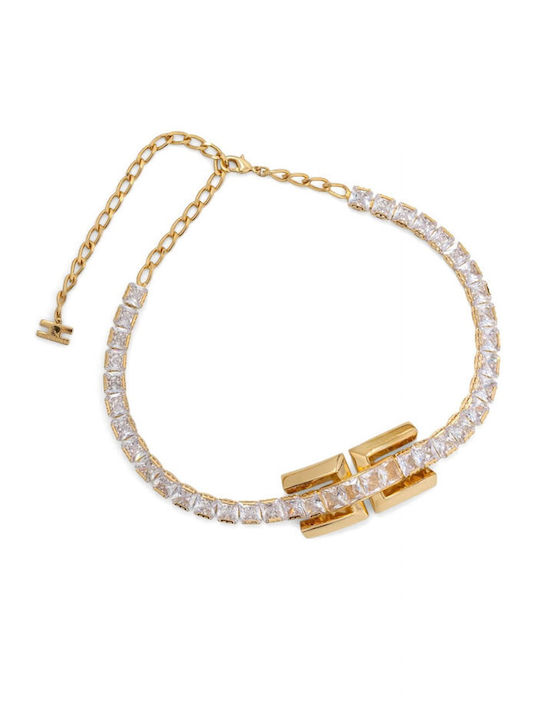 Elisabetta Franchi Colier Placat Cu Aur