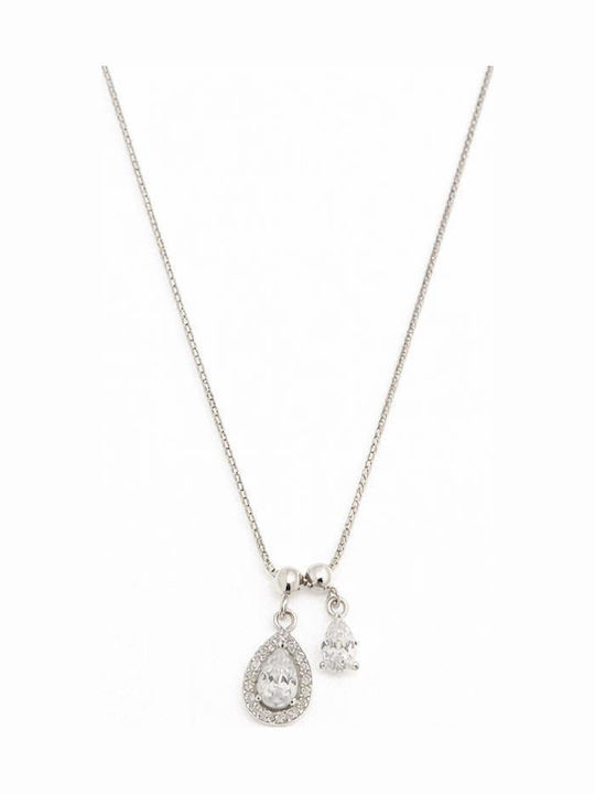 Ulysses Silber Halskette aus Silber 925 mit Zirkon