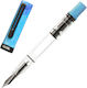 Twsbi Eco Cosmo Blue W Onyx Fountain Pen Stub 1.1