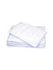 Amy Set Pătură Copii Single cu Față de Pernă Alb 135x100cm