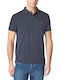 Polo Bluza Tricou Cu Mânecă Scurtă Albastru Marin