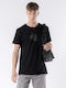 T-shirt Μαύρο