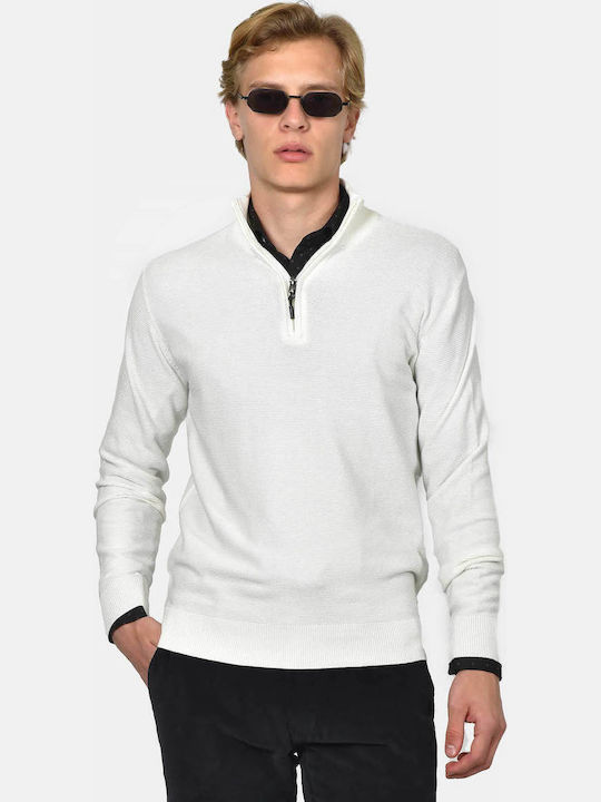Berto Lucci Berto Lucci Men's Sweater White