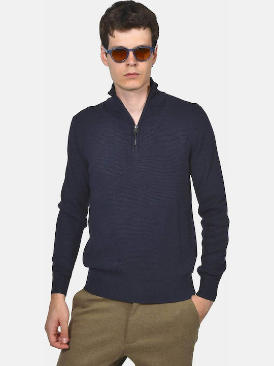 Berto Lucci Men's Blouses Navy Sweater