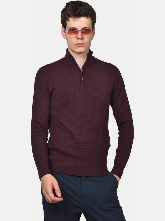 Berto Lucci Men's Sweater Purple