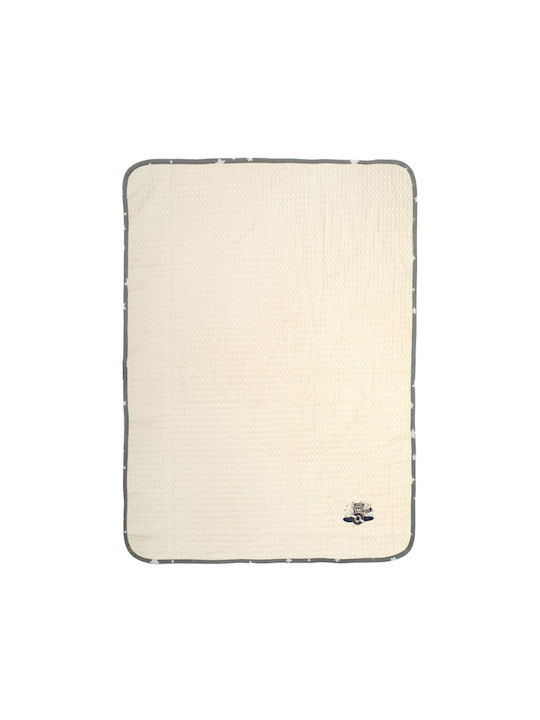 Dimcol Nursery Swaddling Blanket Aviator Waffle...