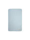 Dimcol Cot Blanket Stork Waffle Light Blue 100x160cm