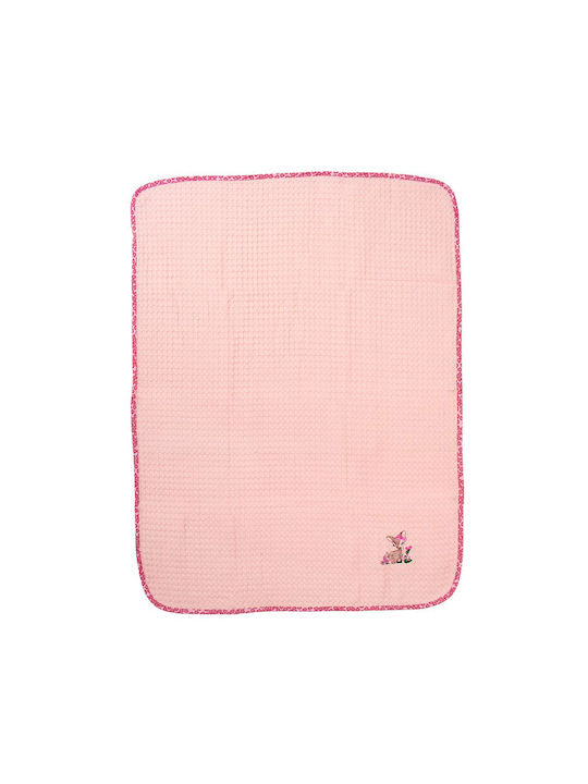 Dimcol Nursery Swaddling Blanket Deer Waffle Pi...