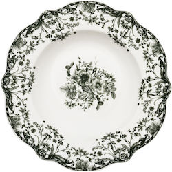 Estia Reverie Πιάτο Βαθύ Πράσινο με Διάμετρο 22cm 6τμχ