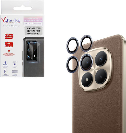 Volte-Tel Glass Cover Protecție Cameră Tempered Glass Albastru pentru Xiaomi Redmi Note 15 Pro Plus 5g