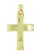 Mertzios.gr Gold Beidseitig Kreuz ohne Kette