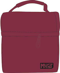Must Team Kinder Lunchtasche 22x16x28cm Isoliert Burgundisch