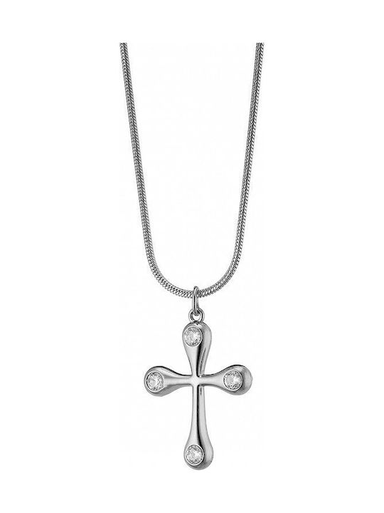 Oxzen Cross Made of Steel with Chain