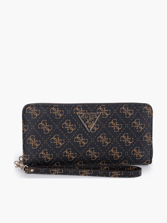 Guess Laurel Ii Μικρό Γυναικείο Πορτοφόλι Καφέ