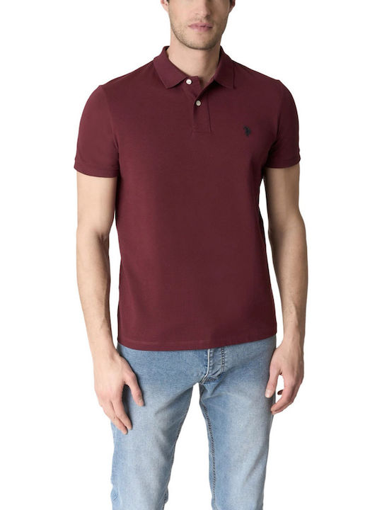 U.S. Polo Assn. Polo Short Sleeve Burgundy Shirt