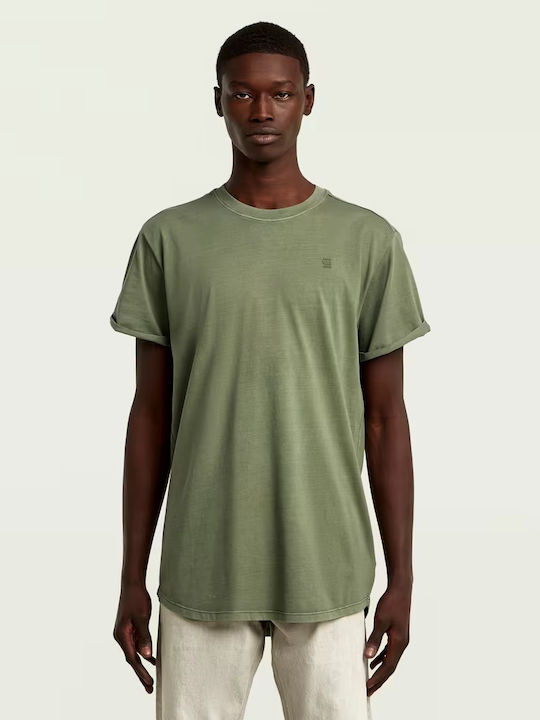 G-Star Raw Lash R Мъжка Тениска С Къс Ръкав Каки