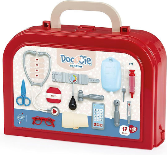 Ecoiffier Εργαλεία Ιατρικά Luxury Doctor's Case 271