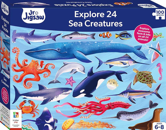 Пъзел Junior Jigsaw Explore 24 Морски Създания Jje-3