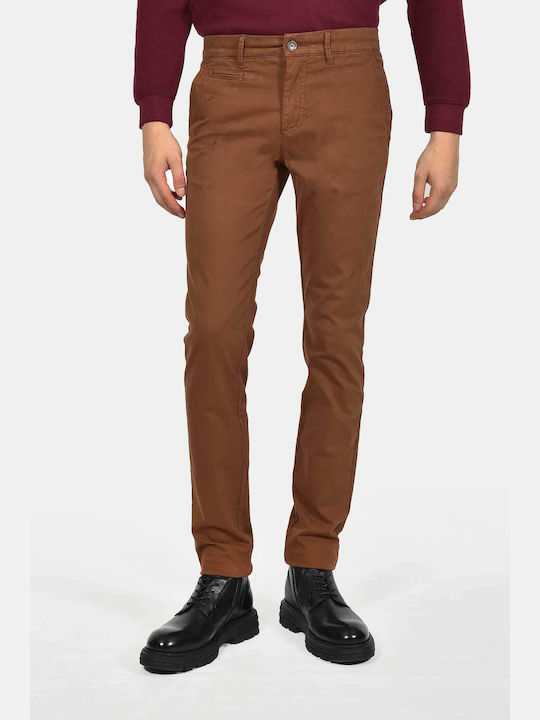 Berto Lucci Men's Trousers Chinos Elastic Slim ...