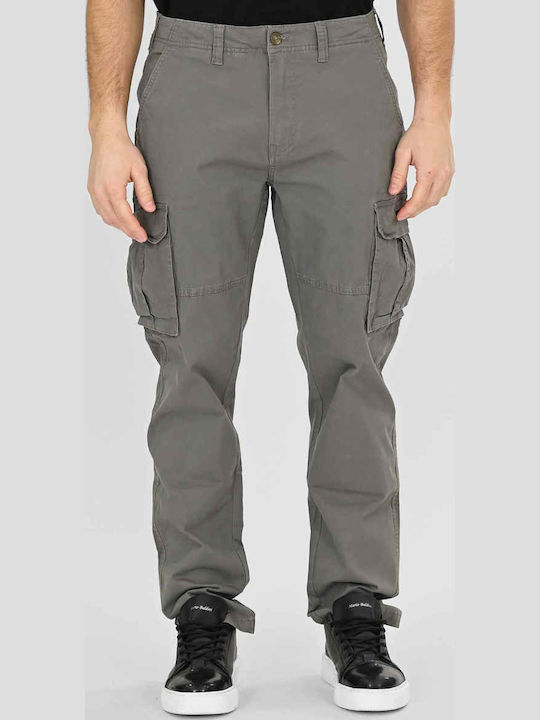 Rebase Elastic Cargo Trousers Lt Charcoal