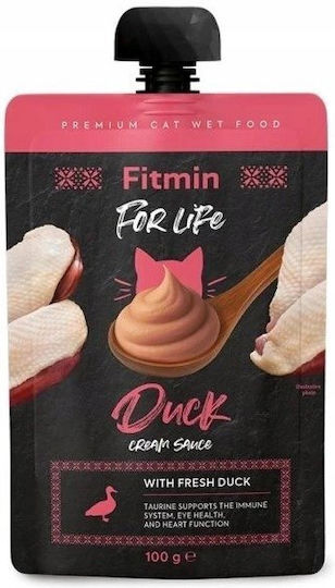 Fitmin Life Wet Cat Food in Pouches with Duck 100g