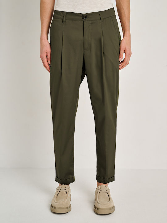 Elastic Khaki Trousers 60-114.055.N0093