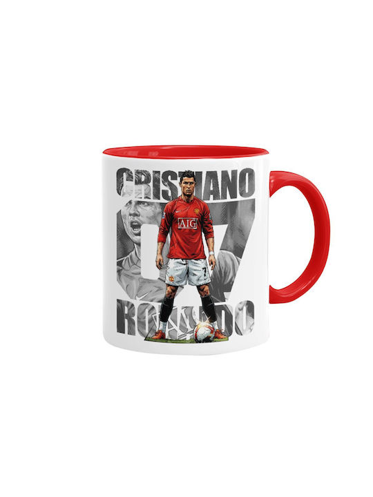 Koupakoupa Cristiano Ronaldo Keramik Tasse Rote...