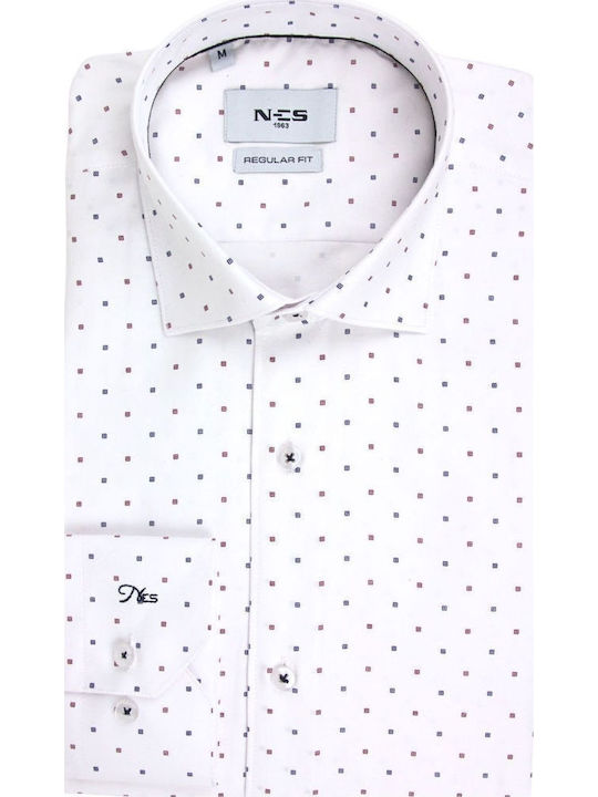 Long Sleeve Shirt in Regular Fit White